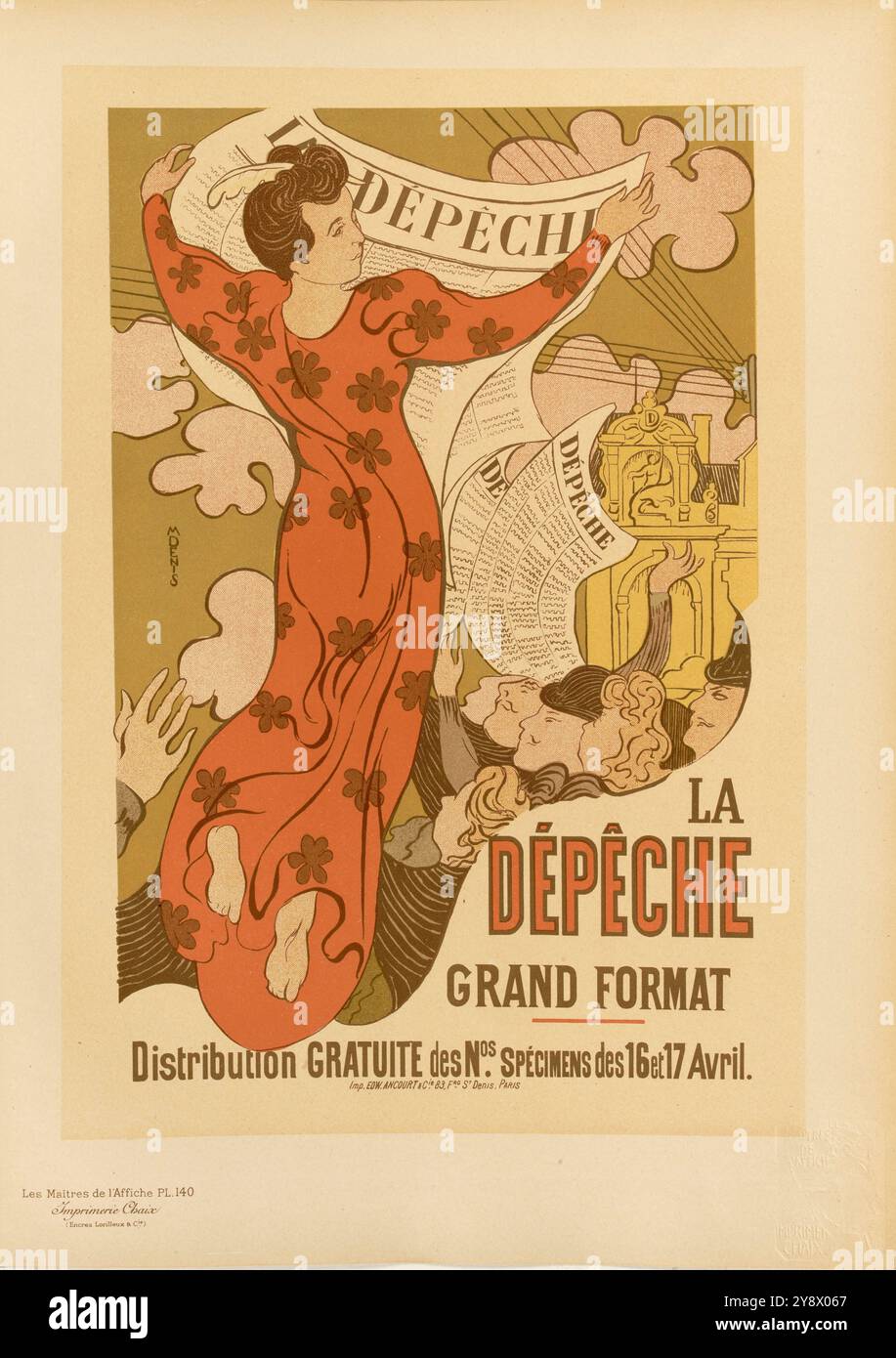 Poster veröffentlicht in Les Maîtres de l’Affiche Maurice Denis Stockfoto