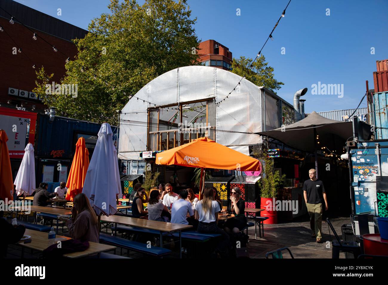 Pop Brixton in South London am 17. September 2024. Foto: Sam Mellish Stockfoto