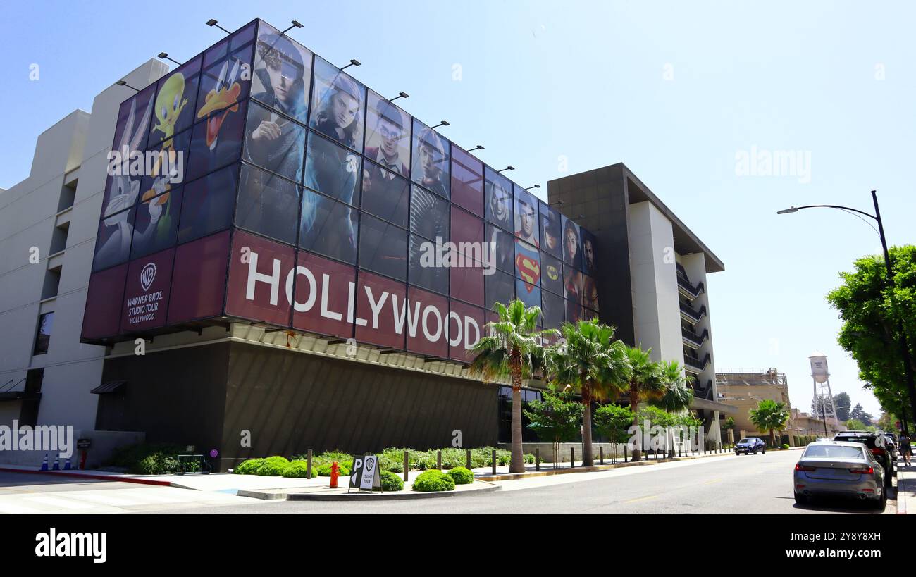 Warner Bros Studio Tour Hollywood befindet sich am 3400 Warner Blvd, Burbank, Kalifornien Stockfoto