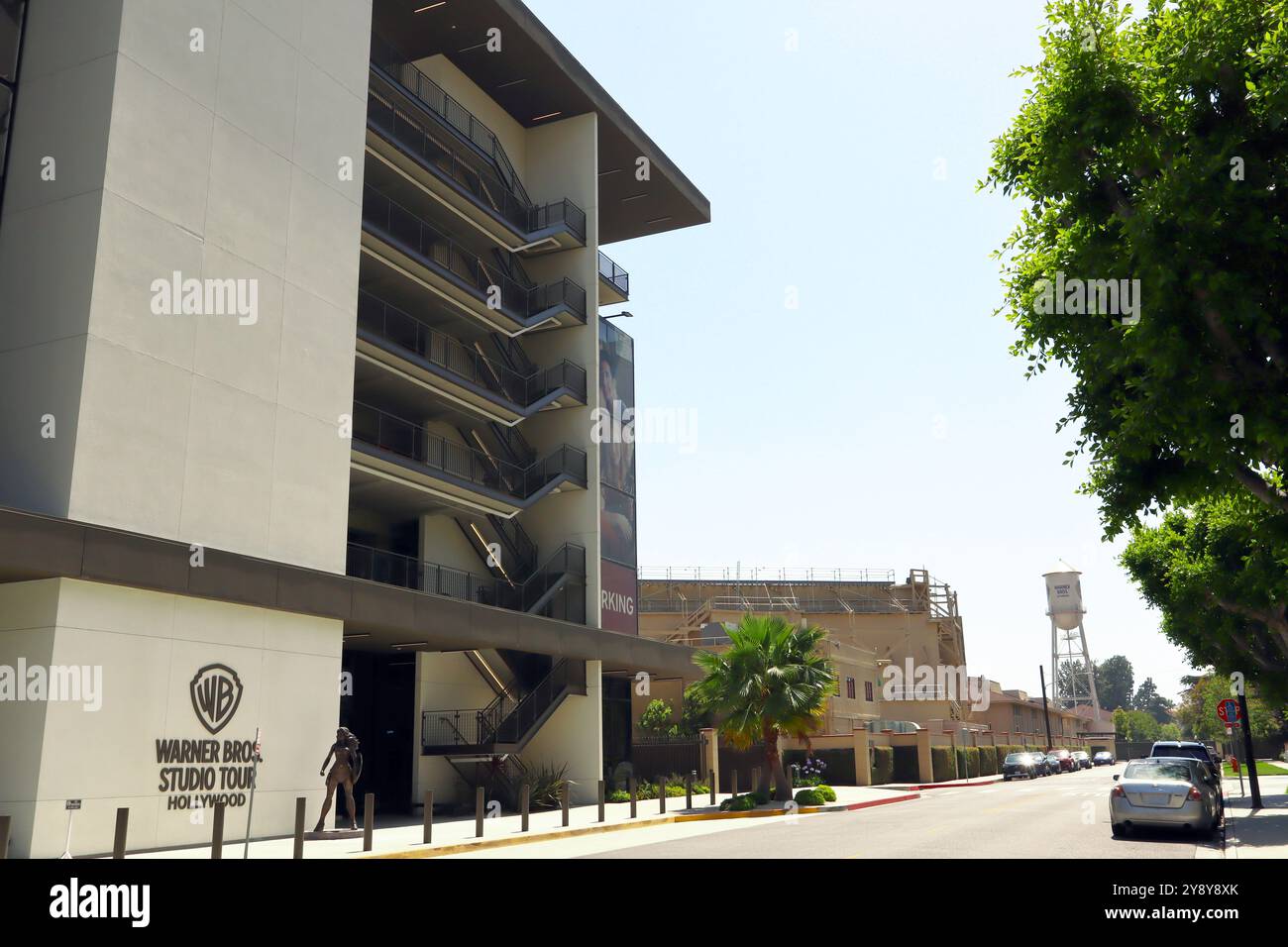 Warner Bros Studio Tour Hollywood befindet sich am 3400 Warner Blvd, Burbank, Kalifornien Stockfoto