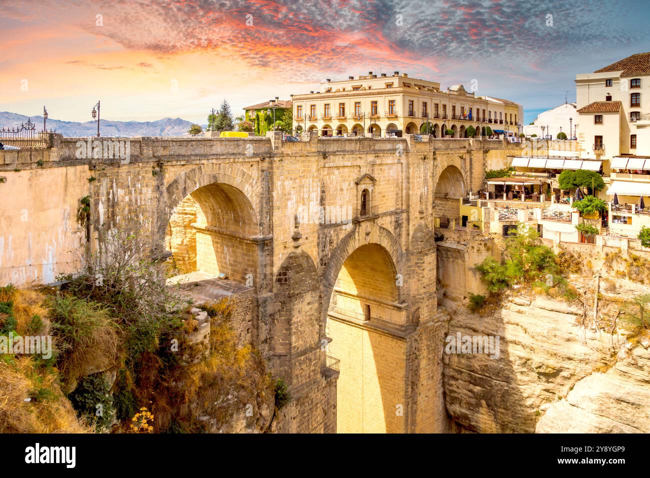 Altstadt von Ronda, Spanien Stockfoto