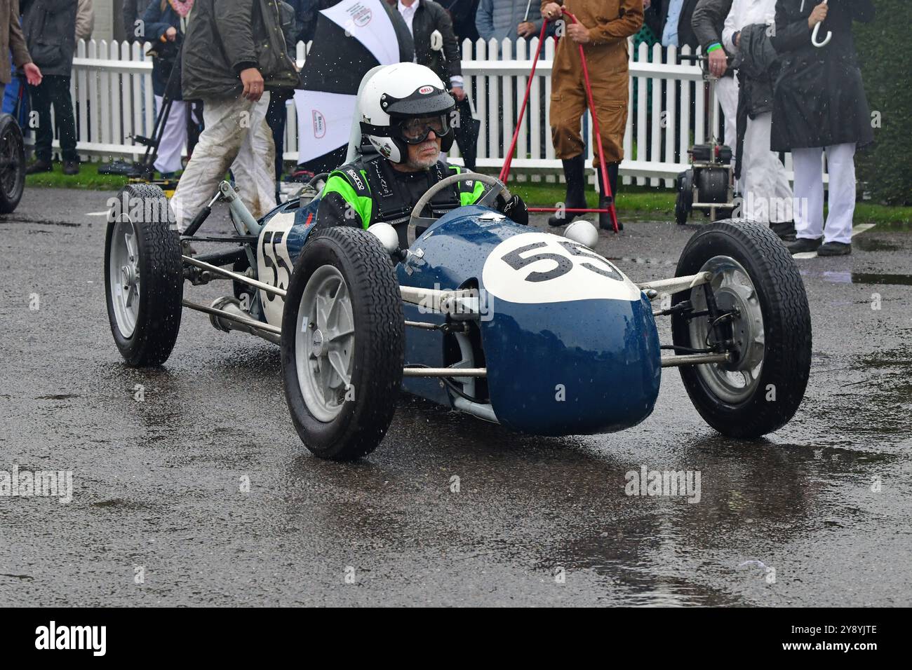 Gordon Russell, Petty-Norton RP5501, Earl of March Trophy, 25 Minuten Rennstrecke für 500-ccm-F3-Rennfahrer, angetrieben von verschiedenen Marken mit 500 ccm Stockfoto