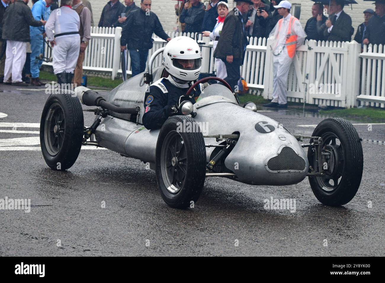 Richard Kelley, Cooper-Norton MKV, Earl of March Trophy, 25 Minuten Rennstrecke für 500-ccm-F3-Rennfahrer, angetrieben von verschiedenen Marken von 500-ccm-Mot Stockfoto