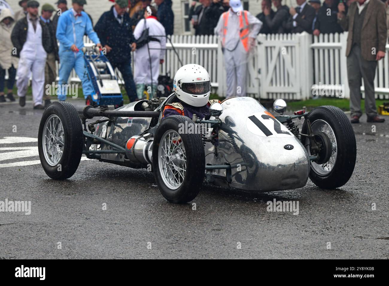Duncan Rabagliati, Comet-JAP Mk1, Earl of March Trophy, 25 Minuten Rennen für 500-ccm-F3-Rennfahrer, angetrieben von verschiedenen Marken von 500-ccm-Moto Stockfoto