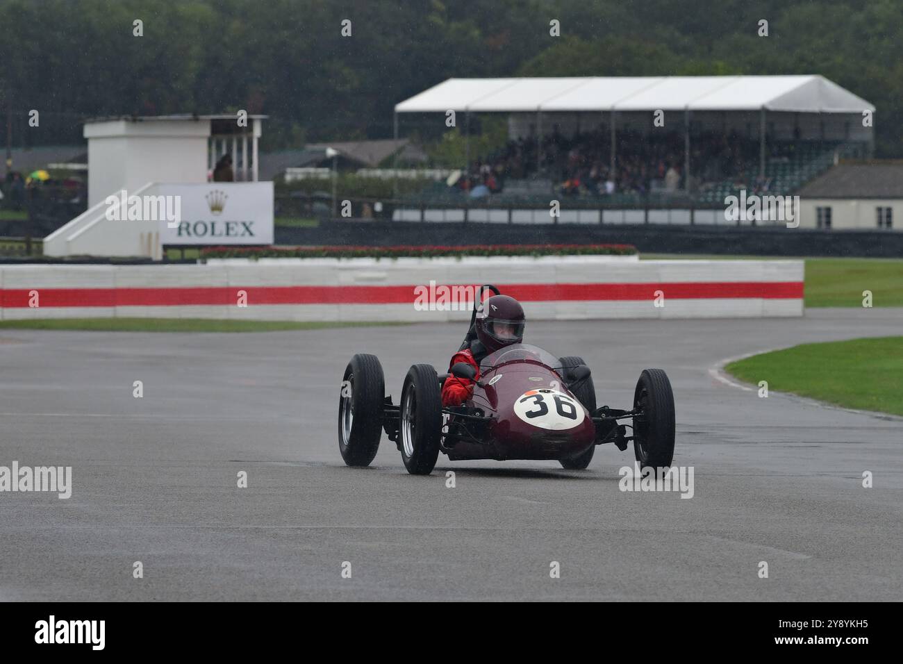 Kerry Horan, Trenberth-Vincent, Earl of March Trophy, 25 Minuten Rennstrecke für 500-ccm-F3-Rennfahrer, angetrieben von einer Vielzahl von 500-ccm-Motorenherstellern Stockfoto