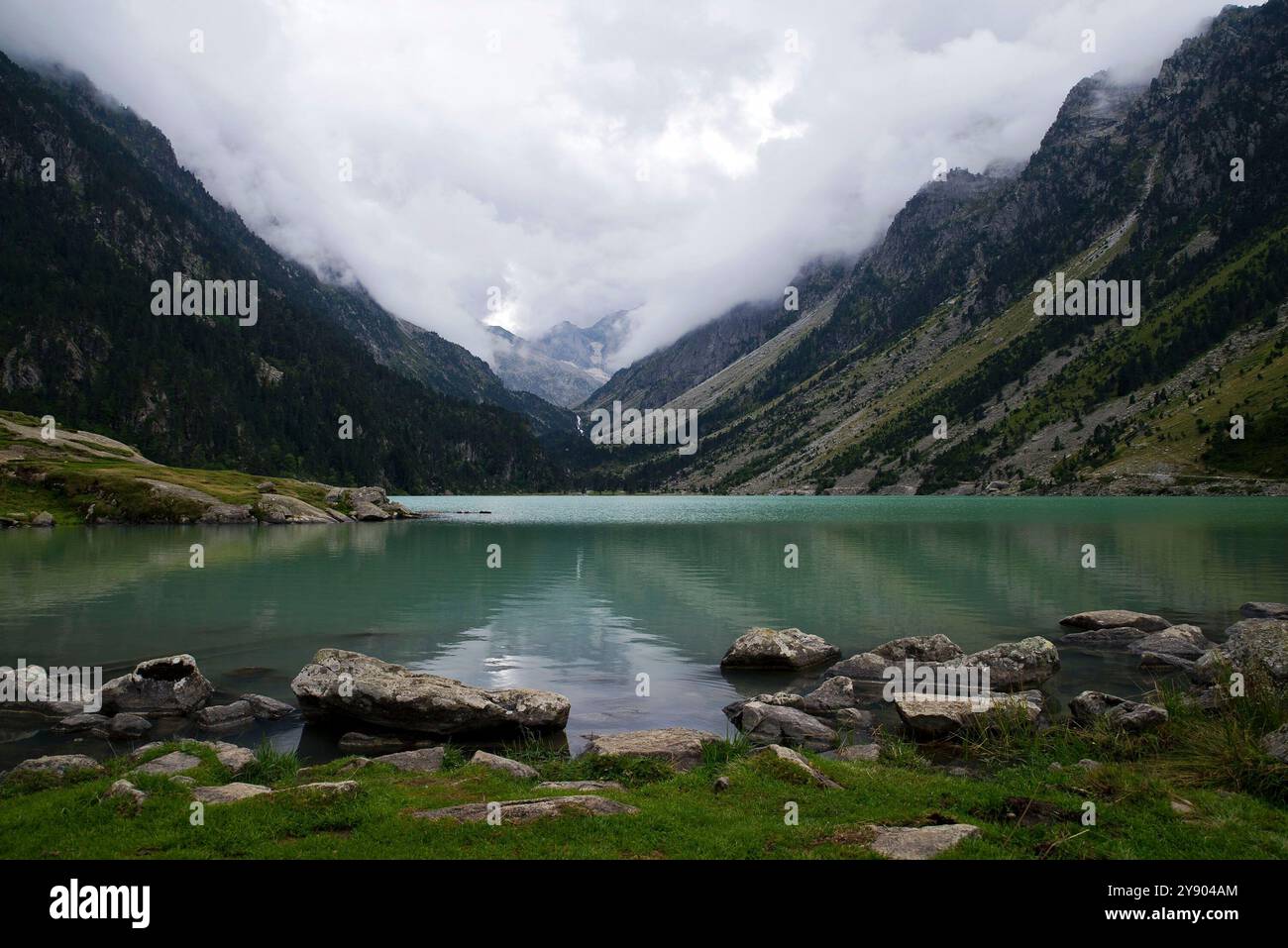 Lac de Gaube Stockfoto