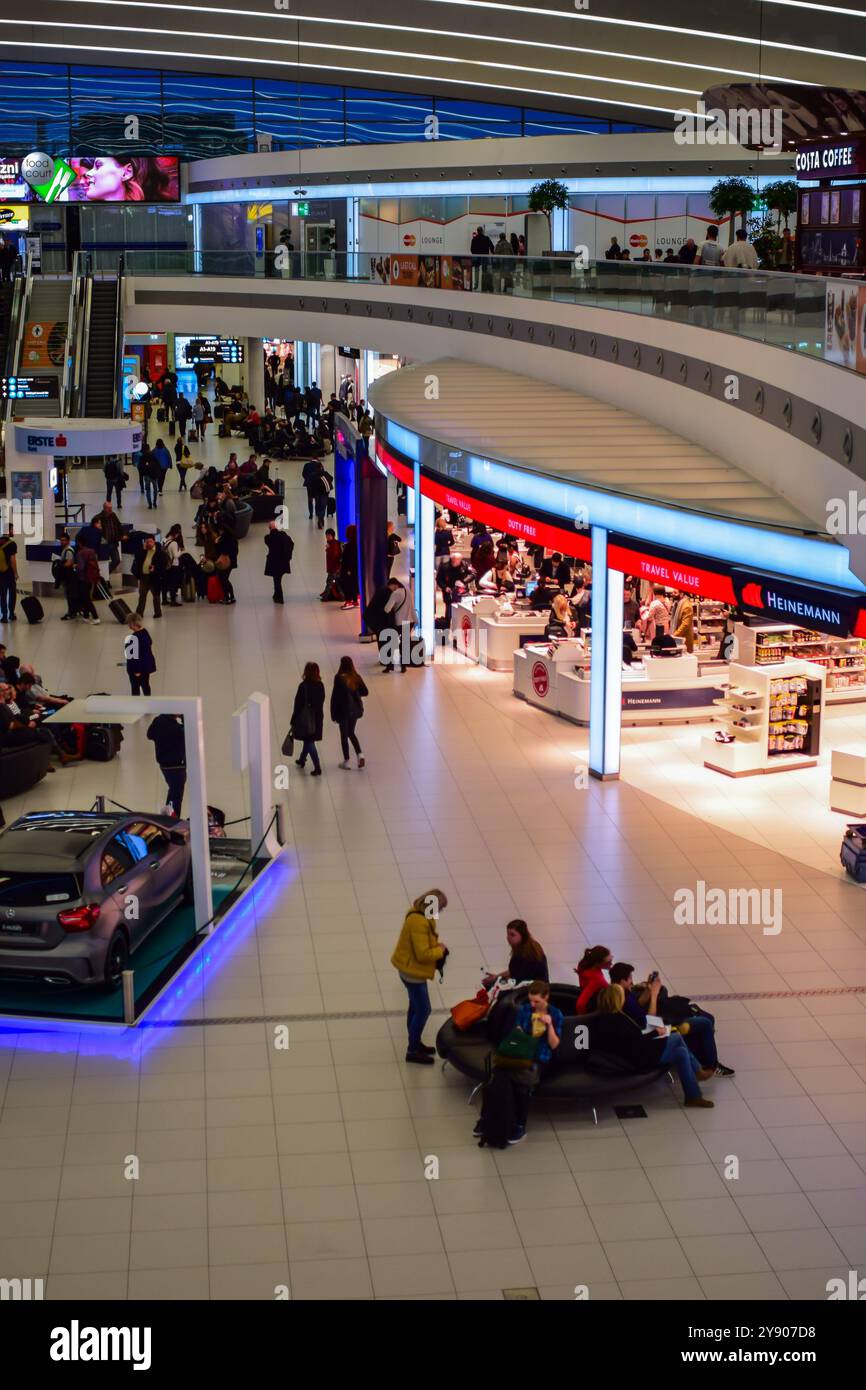 Flughafen Budapest Stockfoto
