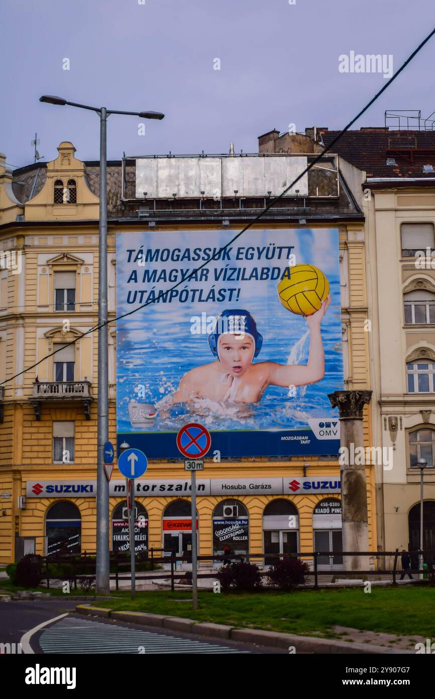 Straßen von Budapest Stockfoto