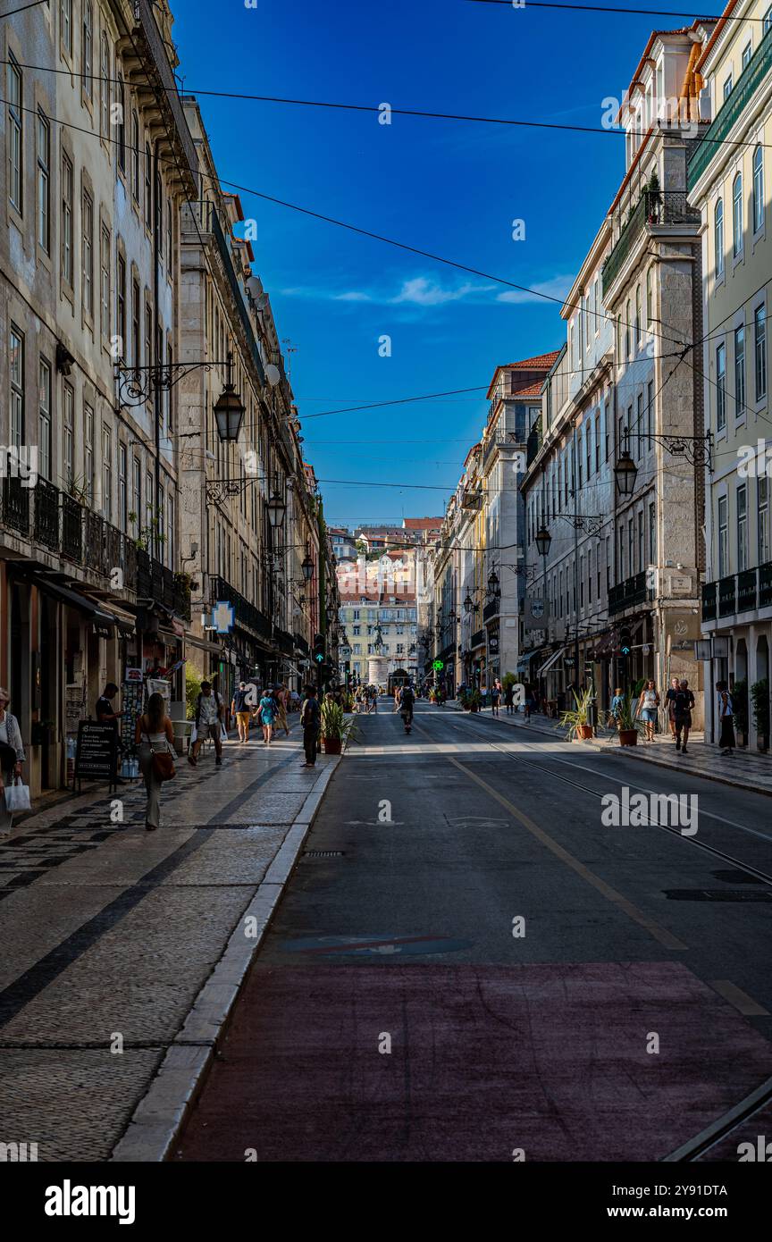 Lissabon-Straße Stockfoto