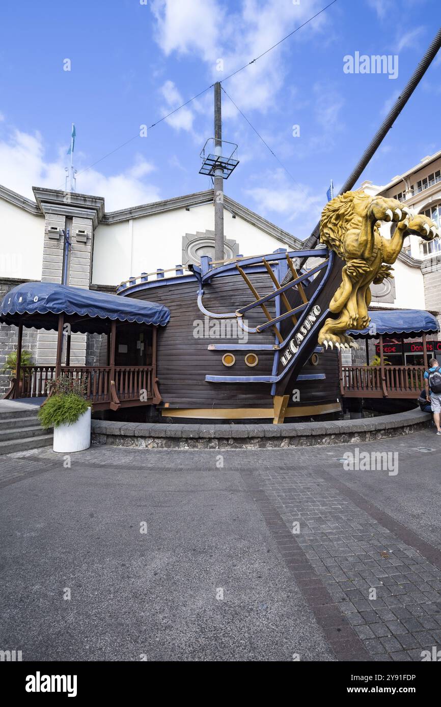 Kasino, Caudan Waterfront, Port Louis, Indischer Ozean, Insel, Mauritius, Afrika Stockfoto