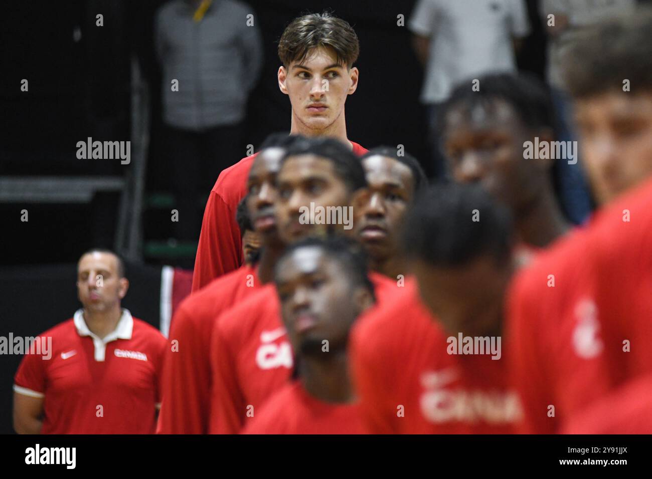 Olivier Rioux (Kanada). FIBA Basketball Americup U18 - Buenos Aires 2024 Stockfoto