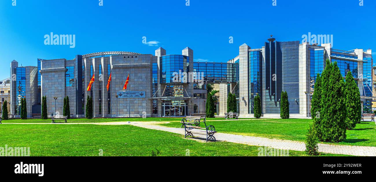 Holocaust-Museum in der Stadt Skopje, Republik Nordmazedonien Stockfoto