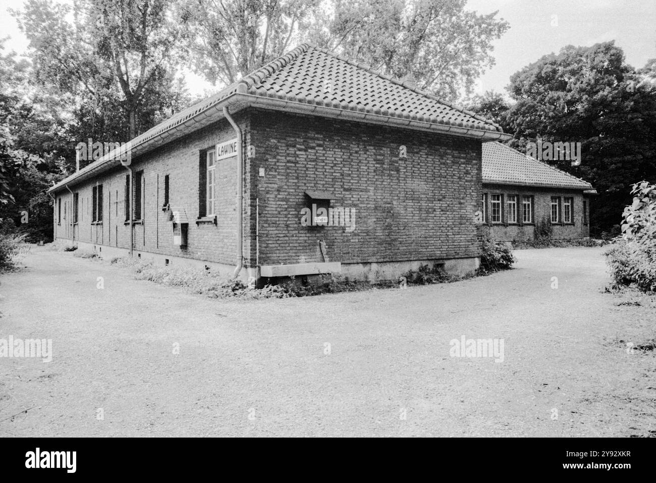 Quarantaine Area Hospital. Quarantaine Area Hospital for Seaagoing Seemanns and Marine Crew, Baing verlassen und besetzte seit Jahren, jetzt für Renovierung und Renovierung nominiert. Rotterdam, Niederlande. Rotterdam Quarantaine Area Zuid-Holland Nederland Copyright: XGuidoxKoppesxPhotox Stockfoto