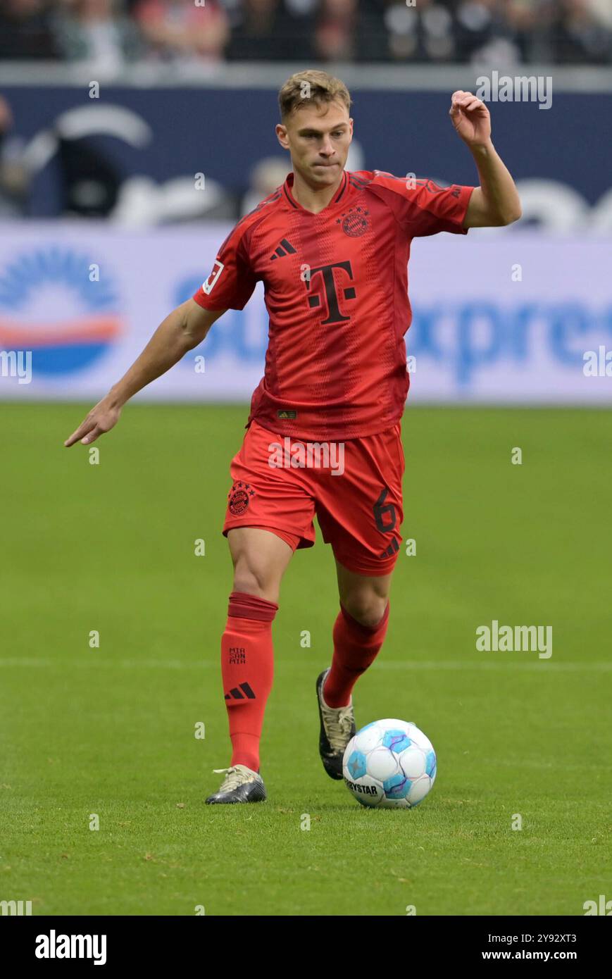 Frankfurt, Deutschland. Oktober 2024. Joshua. Kimmich. Fotografiert beim Fußball Bundesliga Spiel Eintracht Frankfurt gegen den FC. Bayern München. Am 6.9.2024 in Frankfurt. Quelle: dpa/Alamy Live News Stockfoto