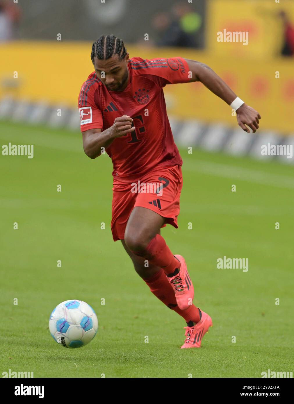 Frankfurt, Deutschland. Oktober 2024. Serge Gnabry fotografiert beim Fußball Bundesliga Spiel Eintracht Frankfurt gegen den FC. Bayern München. Am 6.9.2024 in Frankfurt. Quelle: dpa/Alamy Live News Stockfoto
