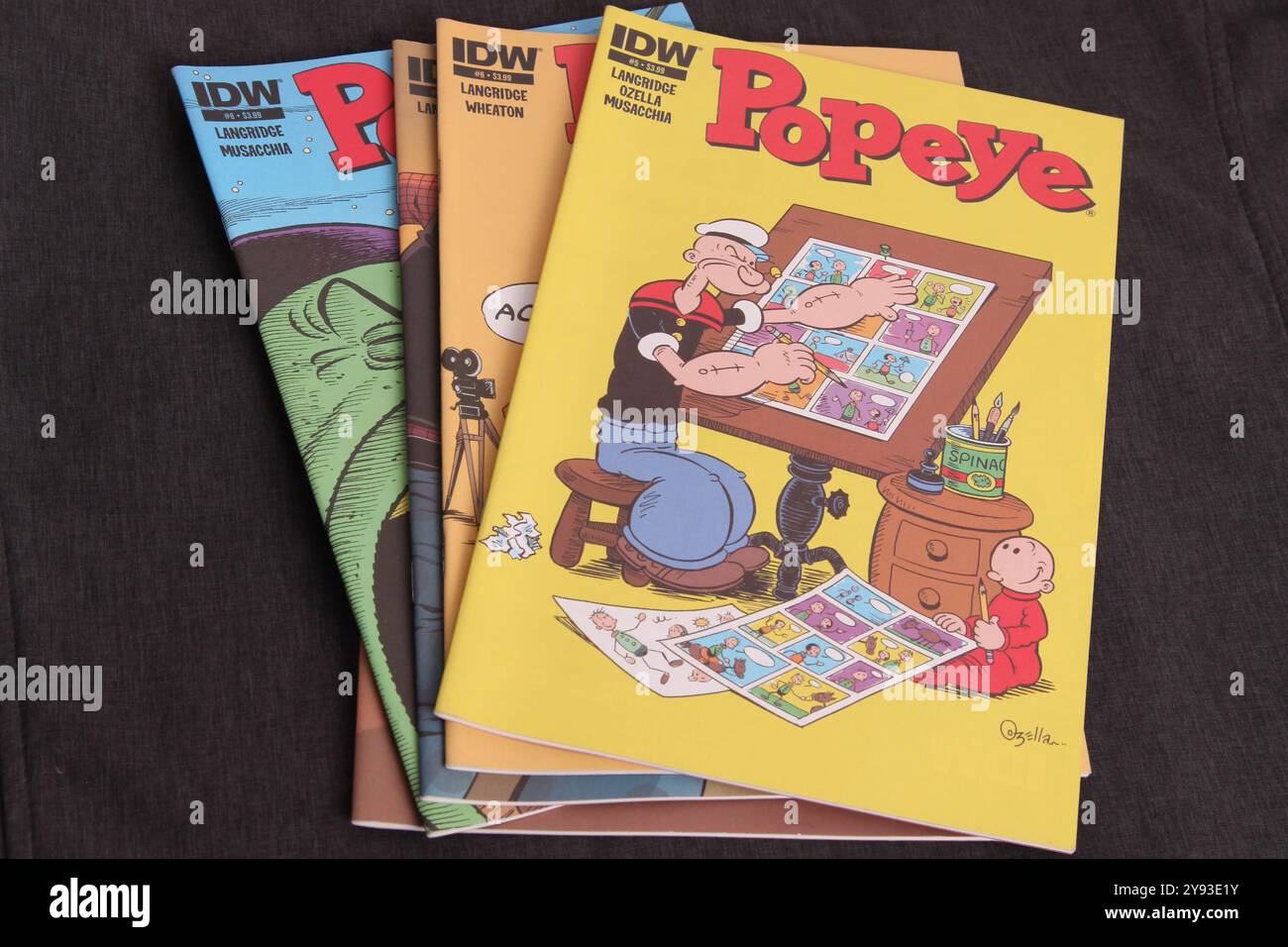IDW Comic Books - Popeye Comic Book Cover Stockfoto