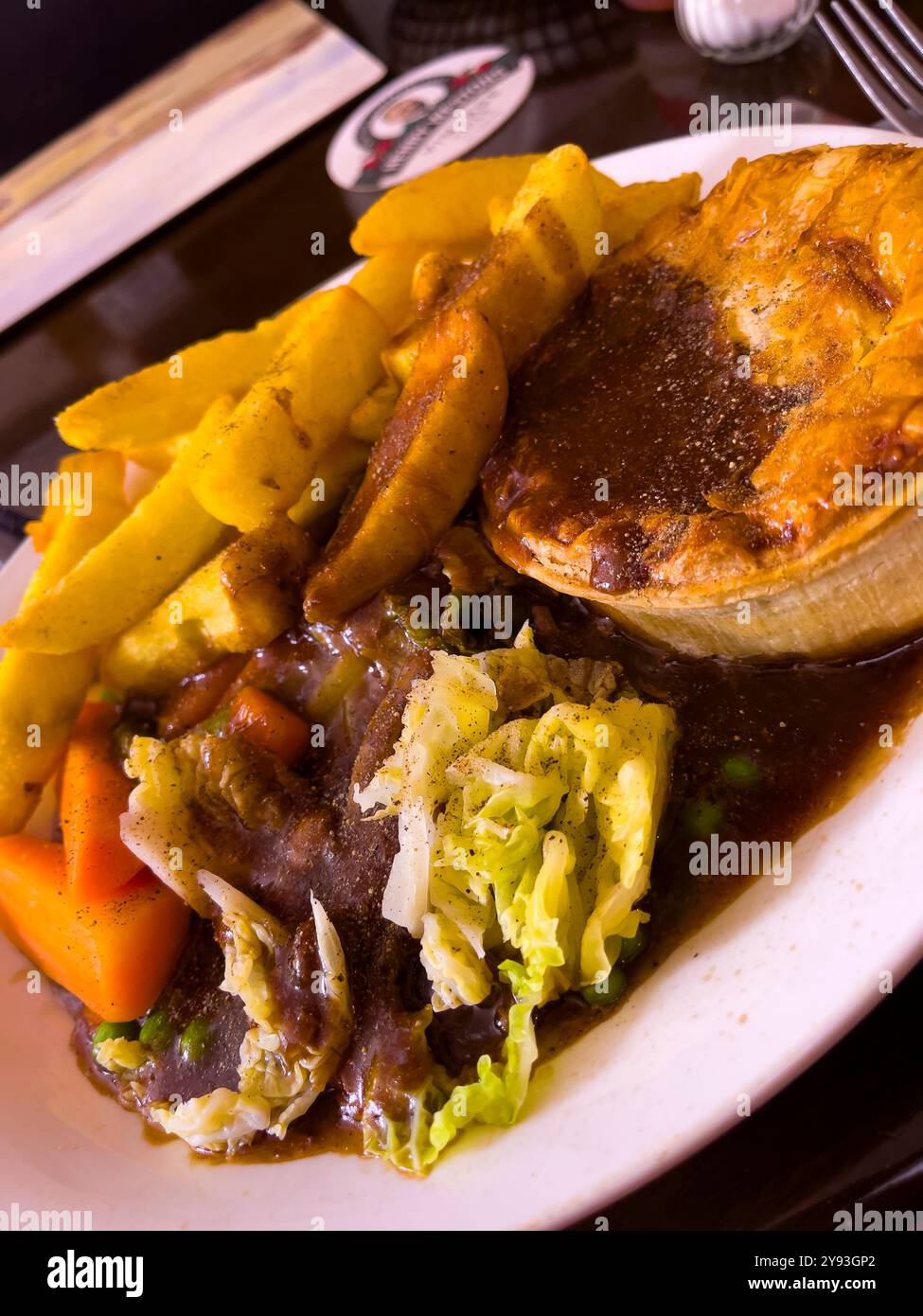 Kings Arms, Newent, Gloucestershire - Smartphone-aufgenommenes Stockfoto