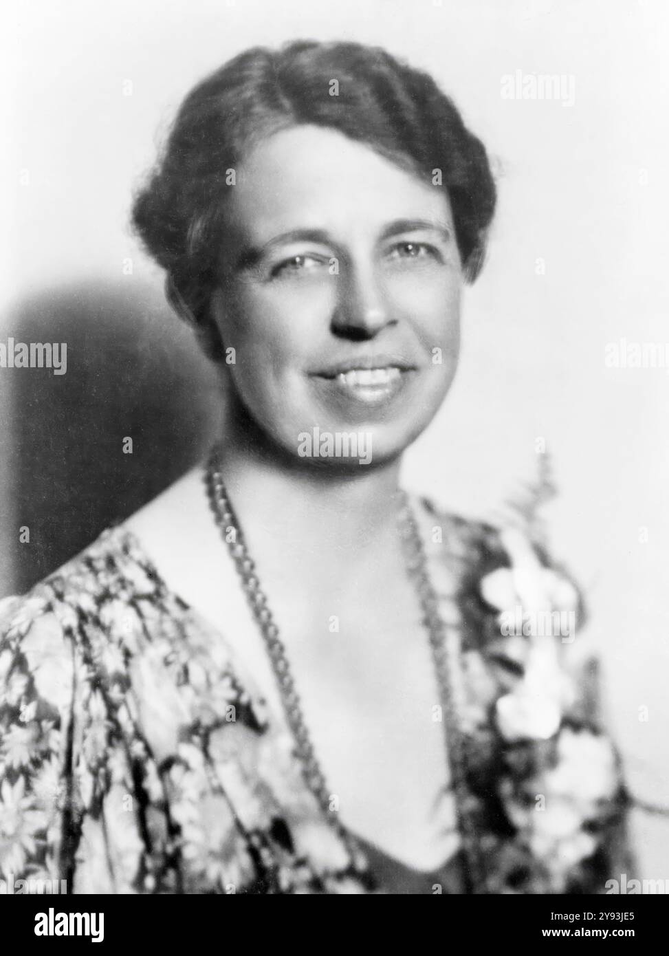 Anna Eleanor Roosevelt (1884–1962), First Lady of the United States 1933-1945 als Ehefrau des 32. Präsidenten Franklin D Roosevelt, Porträtfoto, 1933 Stockfoto