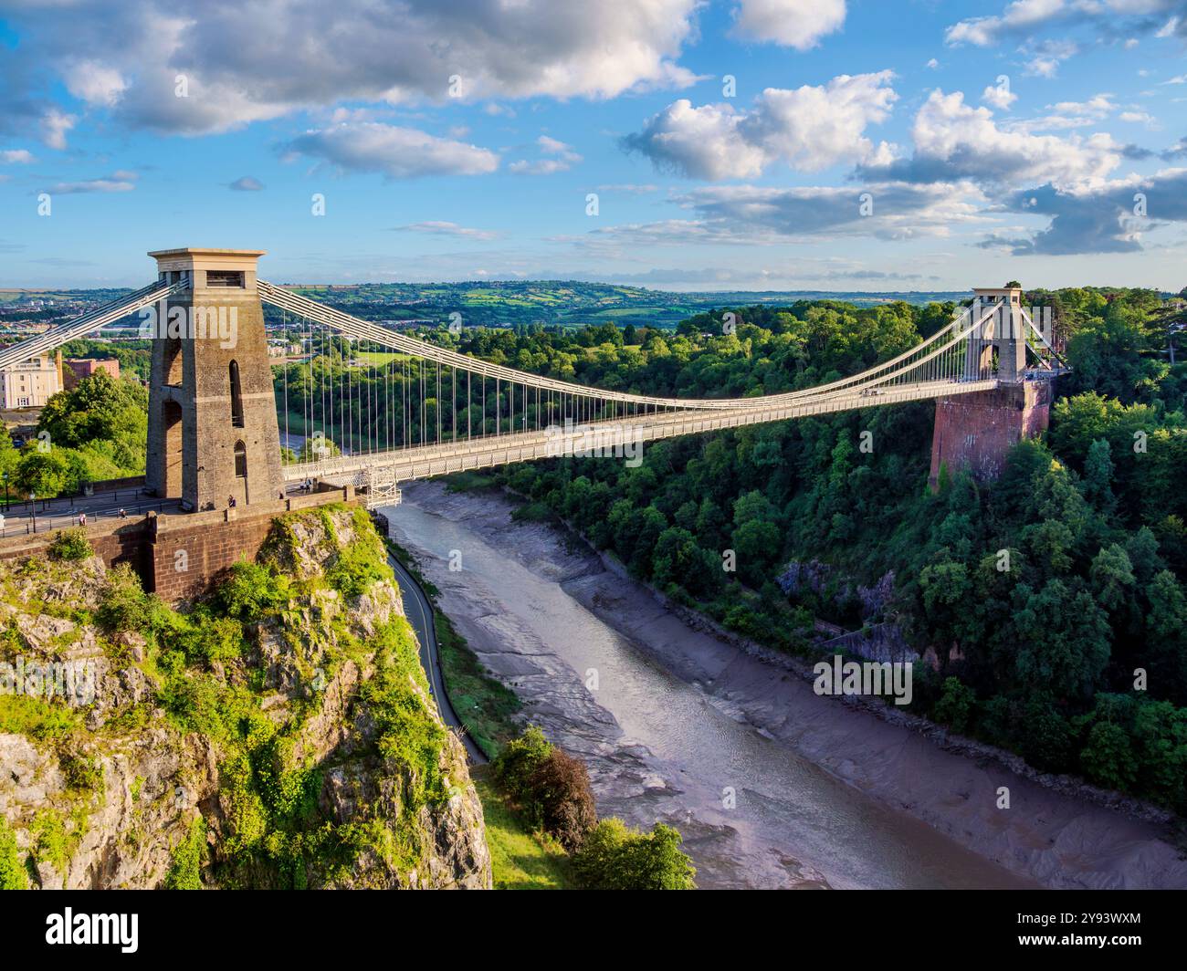 Clifton Suspension Bridge, Avon-Schlucht, Bristol, England, Vereinigtes Königreich, Europa Stockfoto