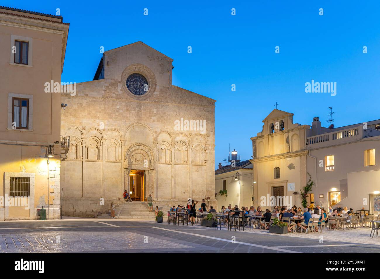 Kathedrale Santa Maria della Purificazione und San Basso, Termoli, Campobasso, Molise, Italien, Europa Stockfoto