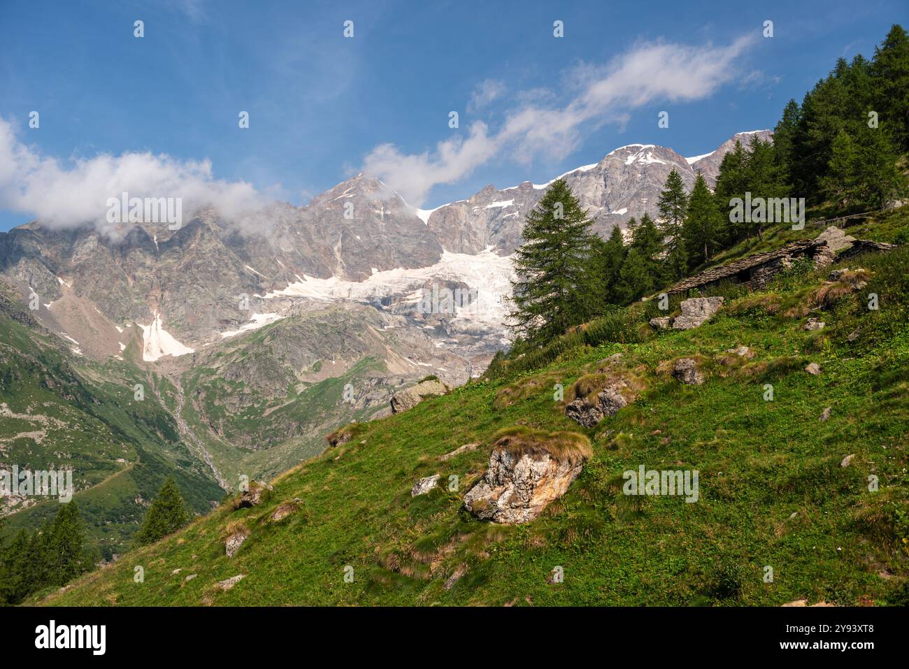 Naturpark Valsesia und das Hochtal Strona, Piemont, italienische Alpen, Italien, Europa Stockfoto