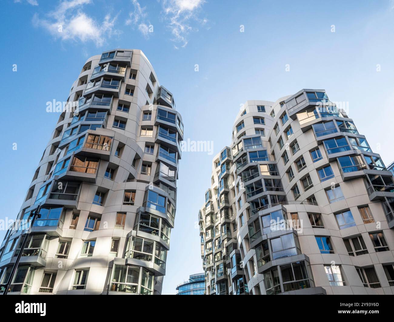 Apartments von Frank Gehry, Prospect Place, Battersea, London, England, Vereinigtes Königreich, Europa Stockfoto