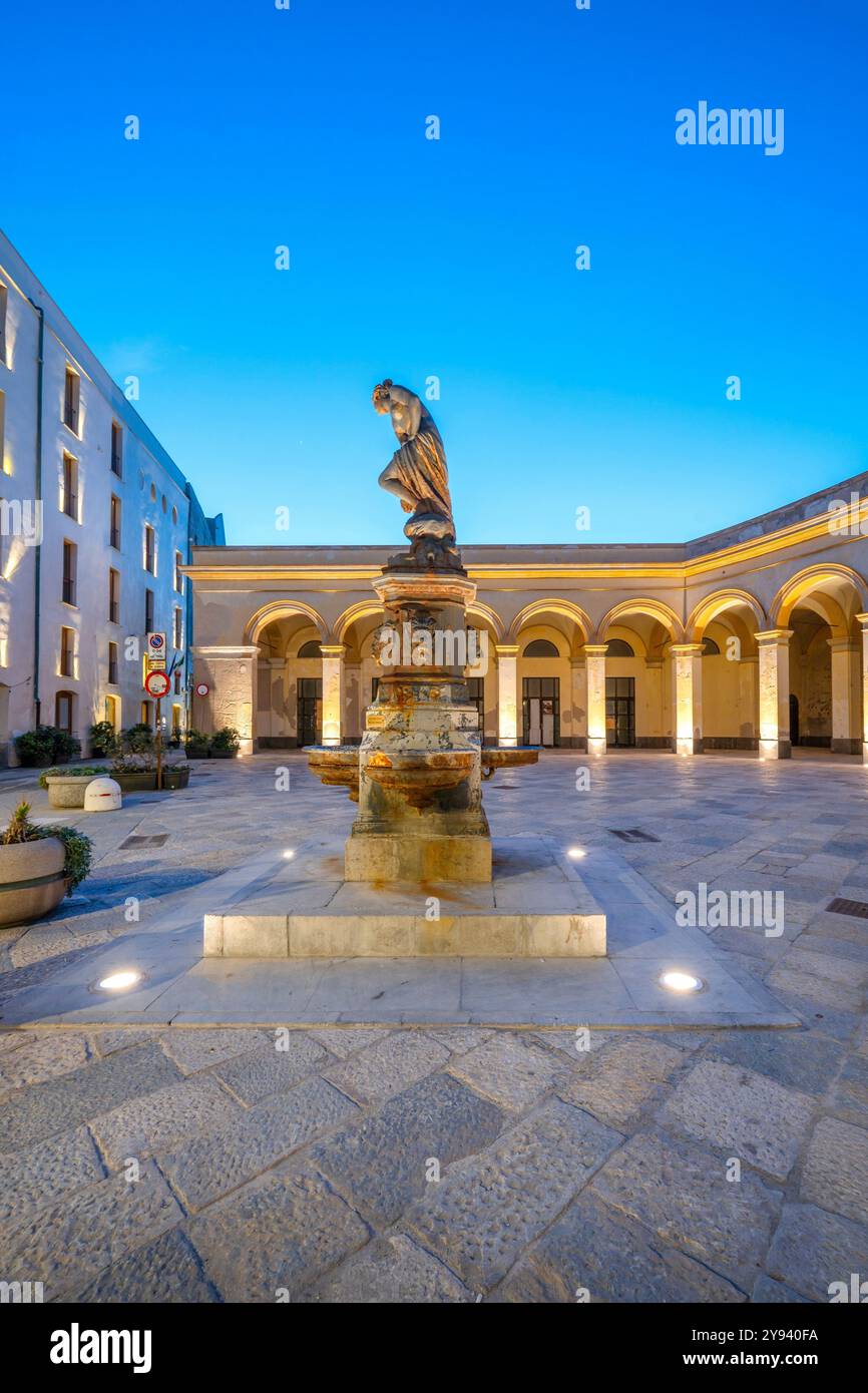 Ehemaliger Fischmarkt, Trapani, Sizilien, Italien, Mittelmeer, Europa Stockfoto