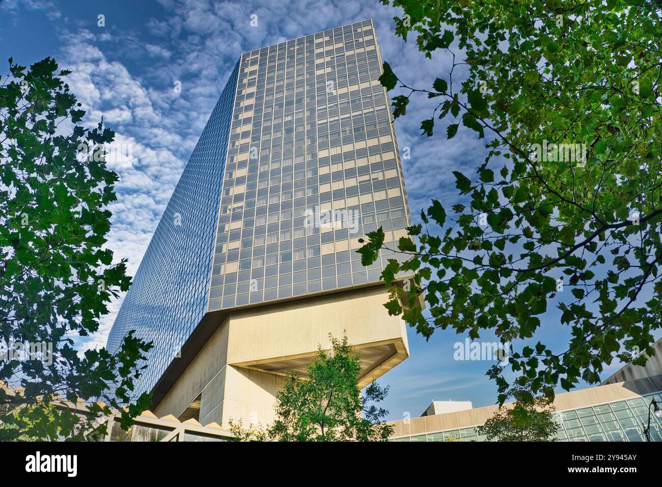 Hyatt Regency in der Innenstadt von Columbus Ohio in der Nähe des Arena District und der Short North Entertainment District. USA 2024 Stockfoto