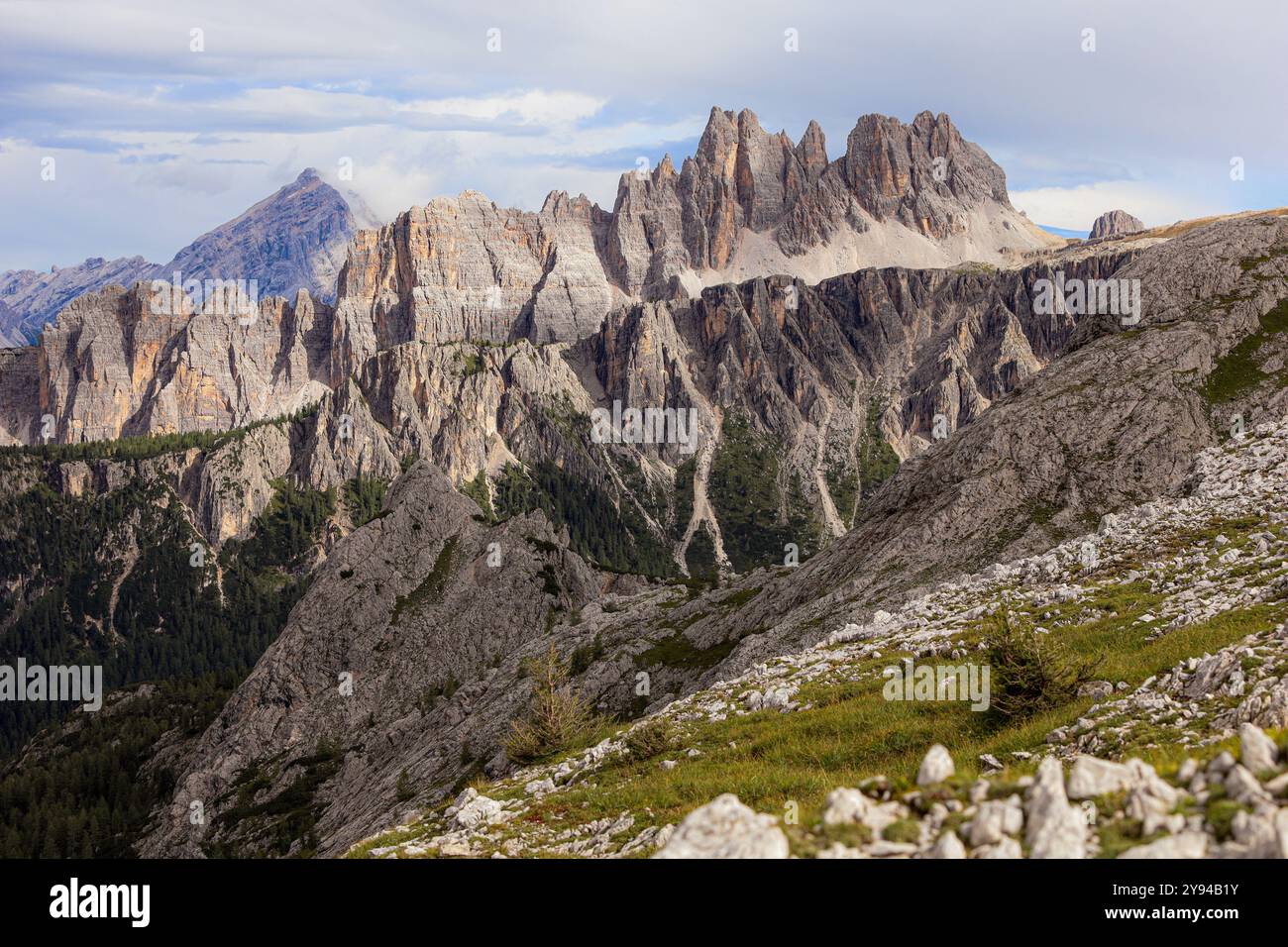 Landschaft bergdolomiten Stockfoto