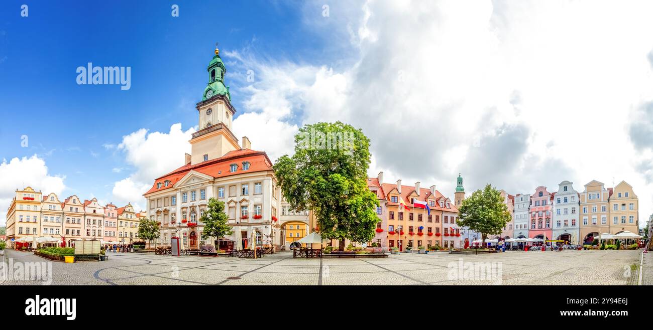 Altstadt Hirschberg, Polen Stockfoto