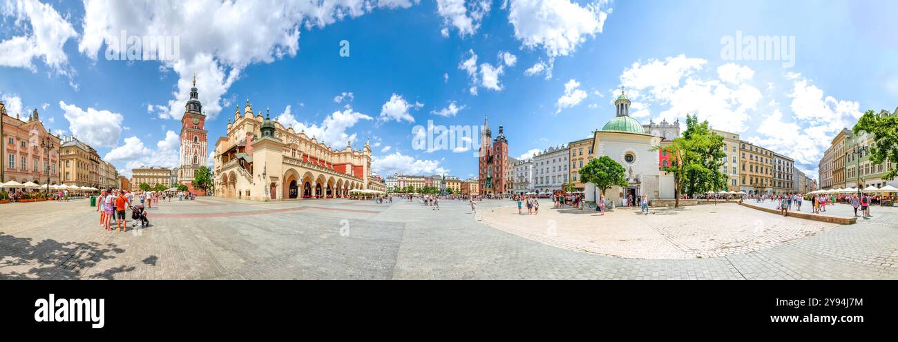 Altstadt von Kraków, Polen Stockfoto