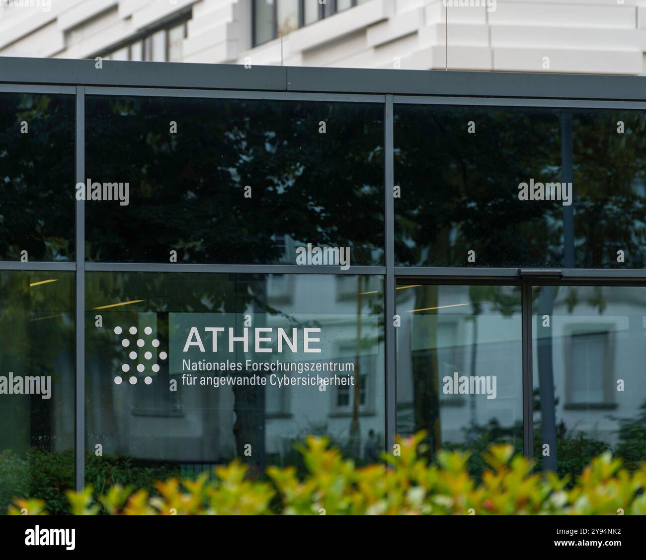 Darmstadt, Deutschland. Oktober 2024. Athene ist das nationale Forschungszentrum für Angewandte Cybersicherheit am Fraunhofer-Institut für sichere Informationstechnologie SIT. Darlegung: Andreas Arnold/dpa/Alamy Live News Stockfoto