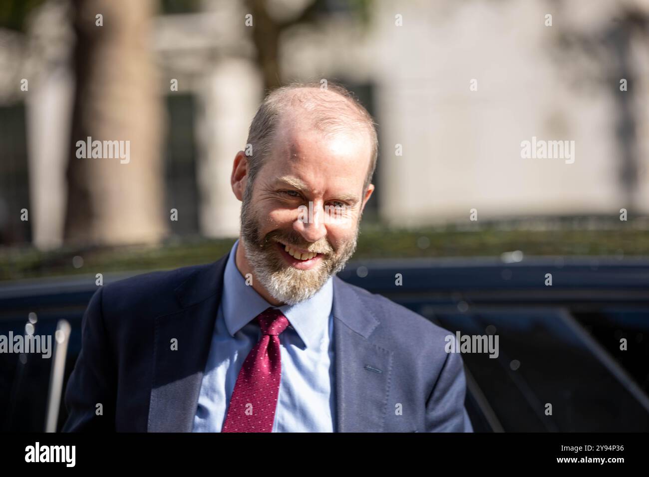 London, Großbritannien. Oktober 2024. Minister und Beamte im Kabinettsbüro 70 Whitehall London für den Nationalen Sicherheitsrat; Jonathan Reynolds, Wirtschaftssekretär, Credit: Ian Davidson/Alamy Live News Stockfoto