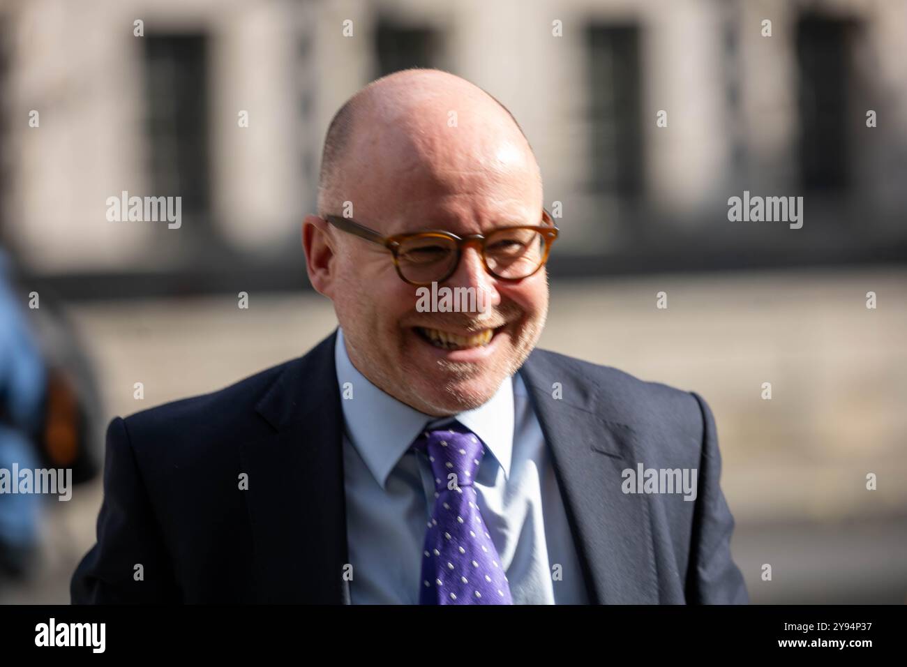 London, Großbritannien. Oktober 2024. Minister und Beamte im Kabinettsbüro 70 Whitehall London für den Nationalen Sicherheitsrat Richard Hermer, Generalstaatsanwalt, Credit: Ian Davidson/Alamy Live News Stockfoto