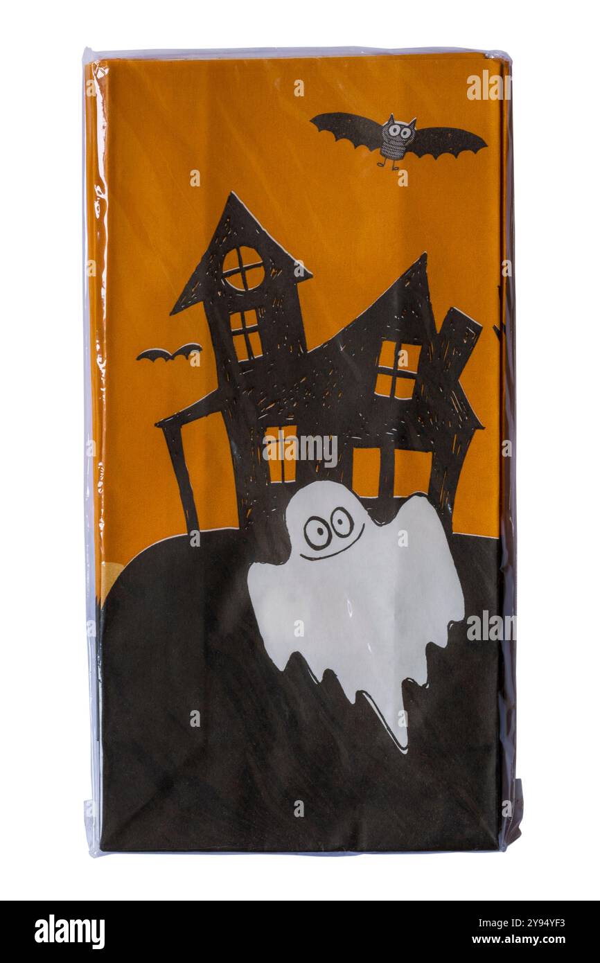 Treat Bags von Wilko für Halloween isoliert auf weißem Hintergrund Stockfoto