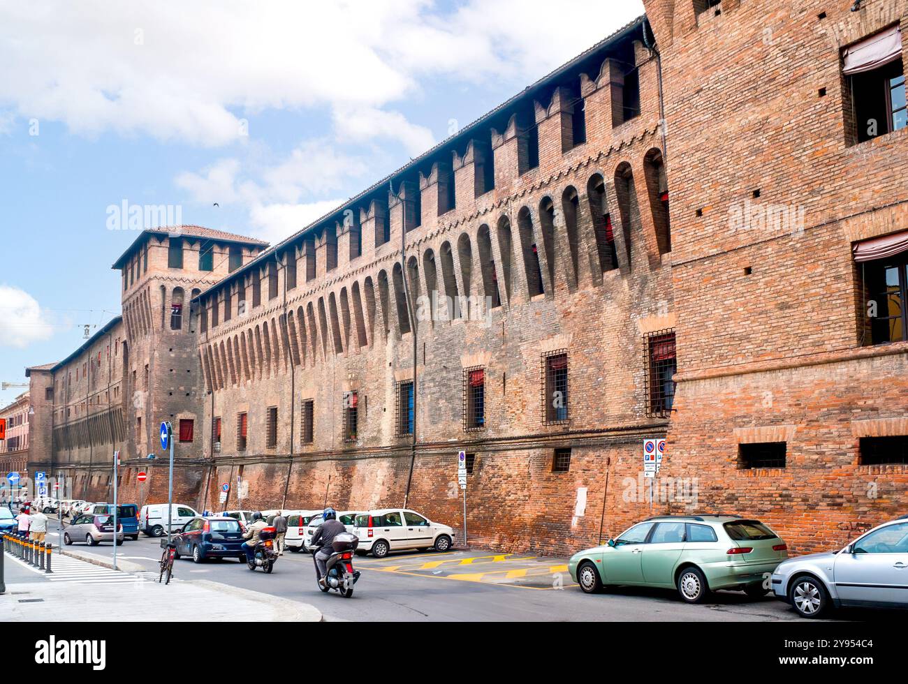 Palazzo d'Accursio oder Palazzo Comunale, eines der Wahrzeichen der Stadt Bologna, Italien Stockfoto