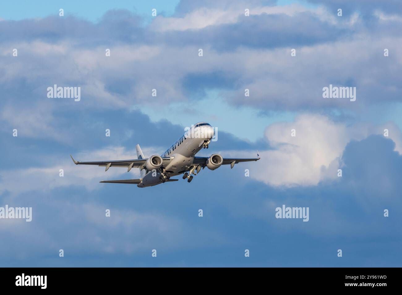 Suomeksi ||| auf Englisch Stockfoto
