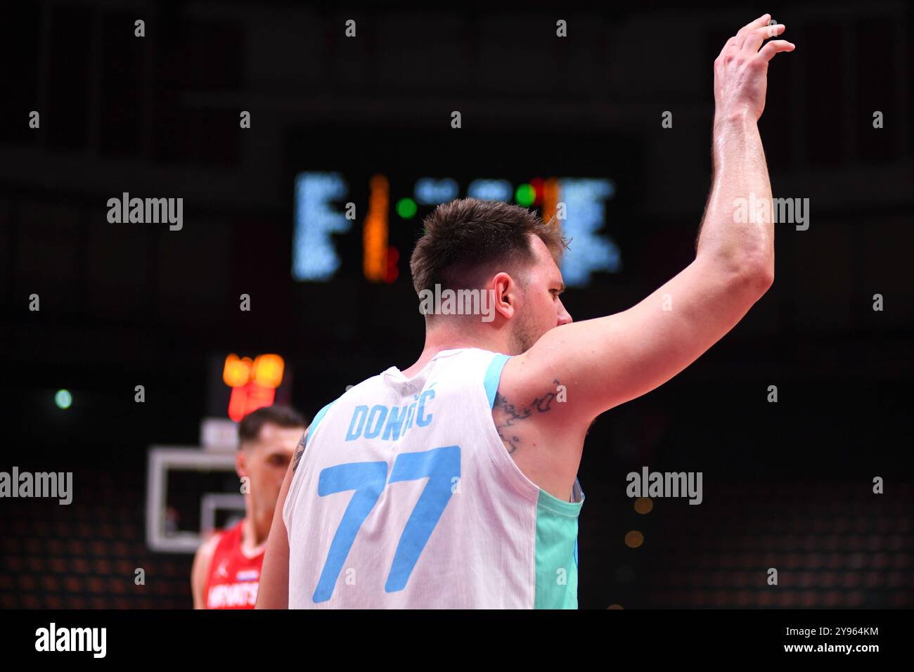 Luka Doncic (Slowenien). FIBA Olympisches Qualifikationsturnier. Piräus 2024. Stockfoto