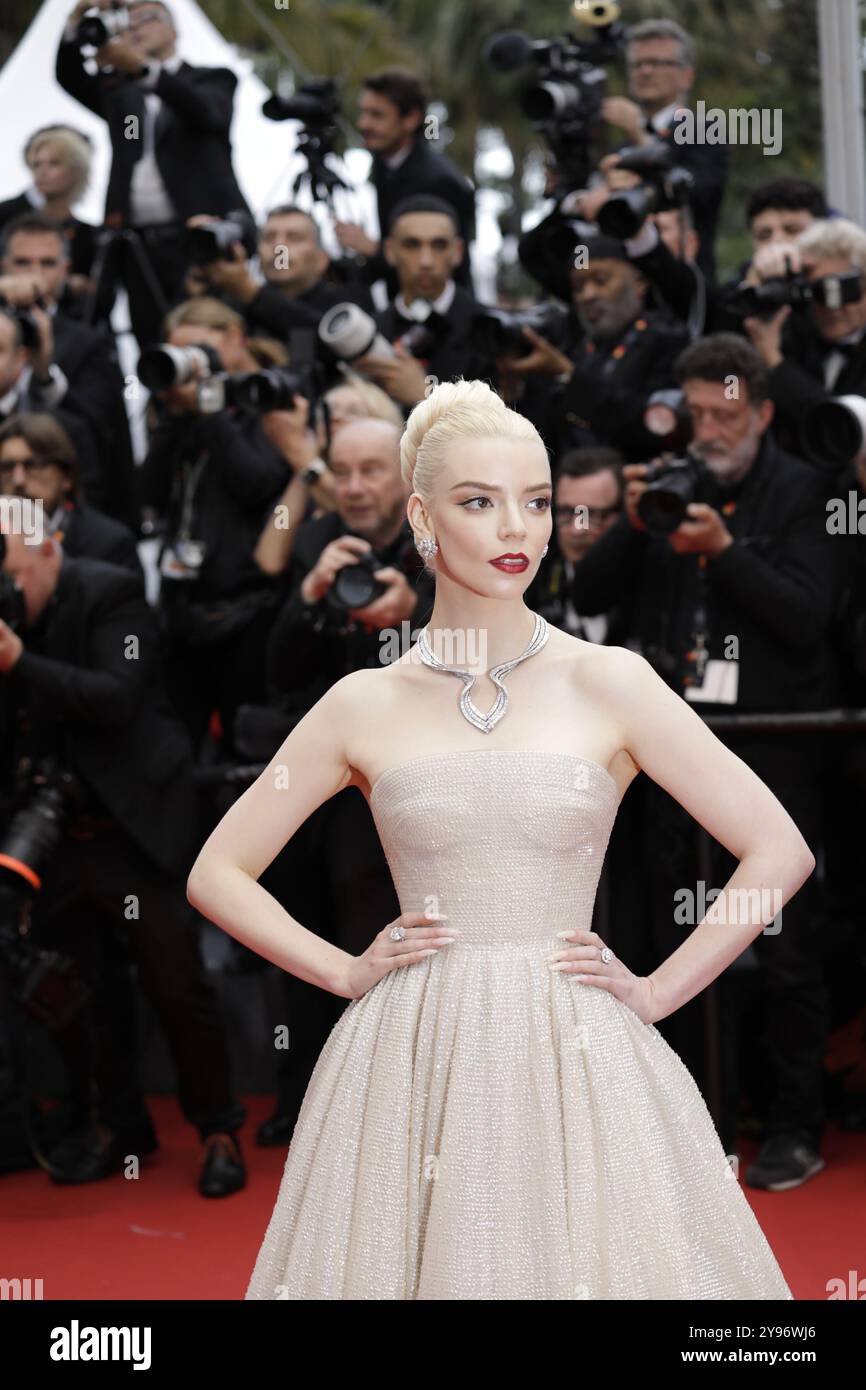 Anya Taylor-Joy bei der Premiere von Furiosa während der Filmfestspiele von Cannes 2024. Stockfoto