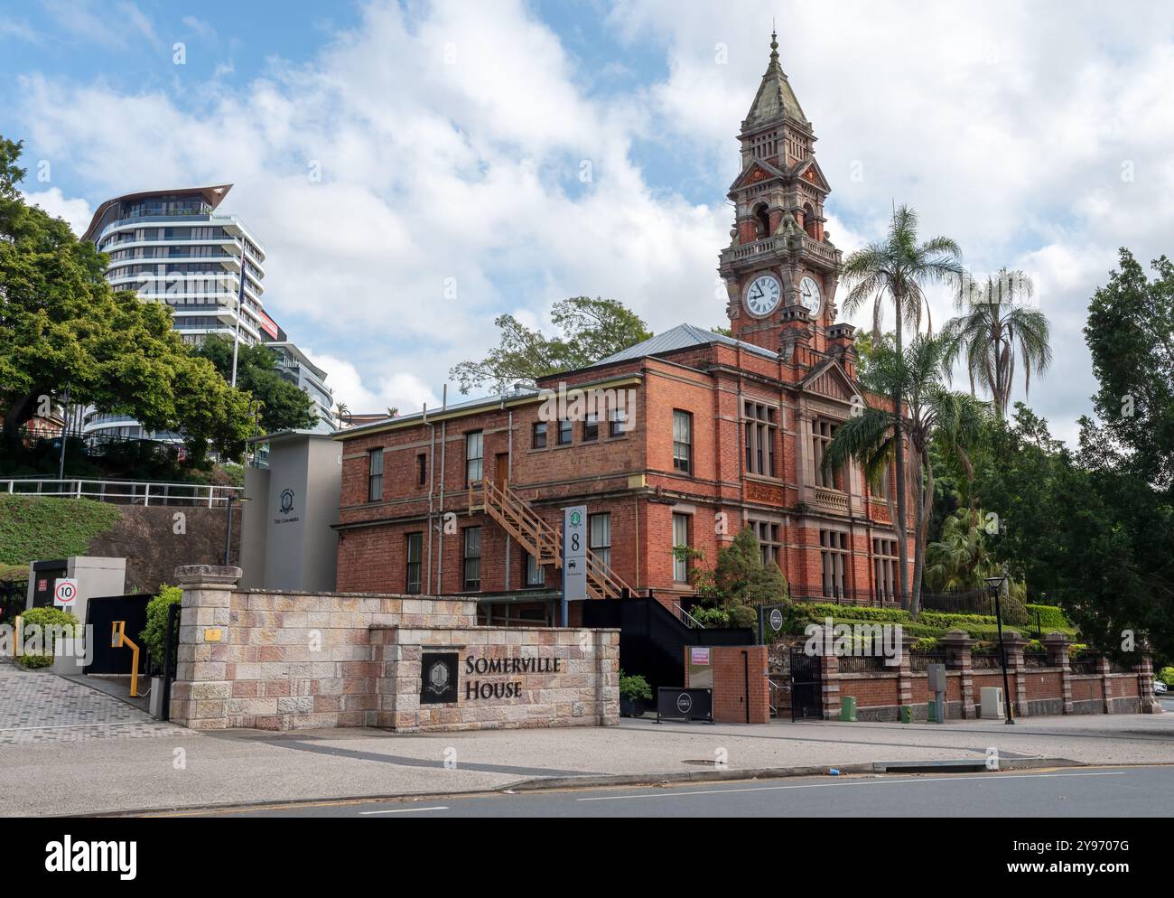 BRISBANE, QUEENSLAND, AUSTRALIEN. 11. September 2024: Somerville House wurde 1899 gegründet und ist ein unabhängiges Internat. Stockfoto
