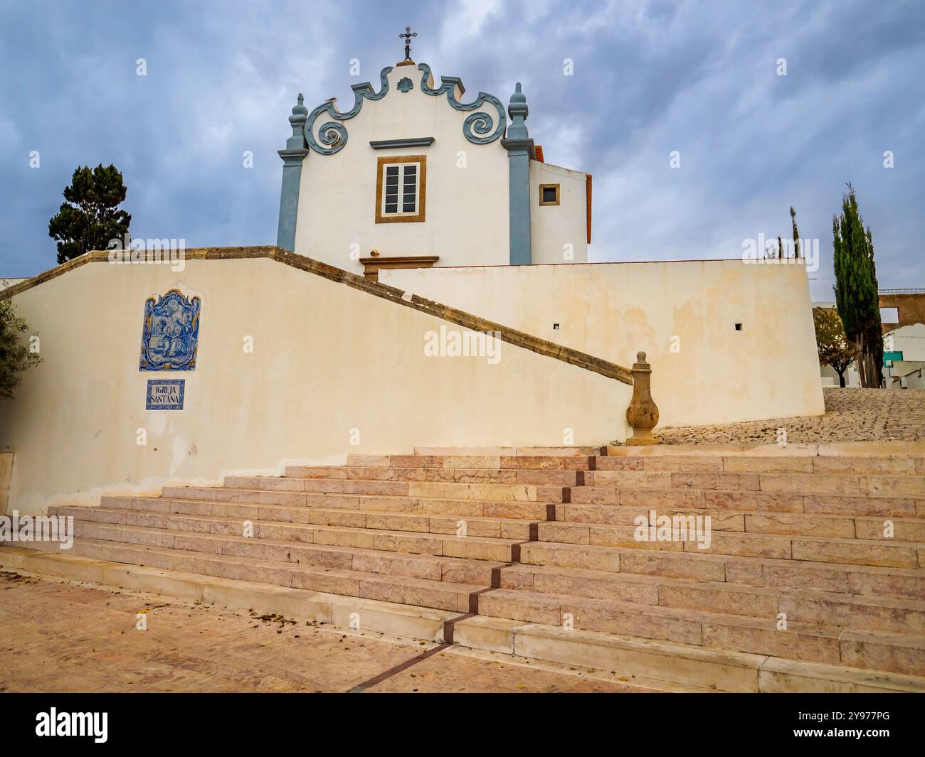 Igreja de Sant'Ana in Albufeira - Region Algarve, Portugal Stockfoto