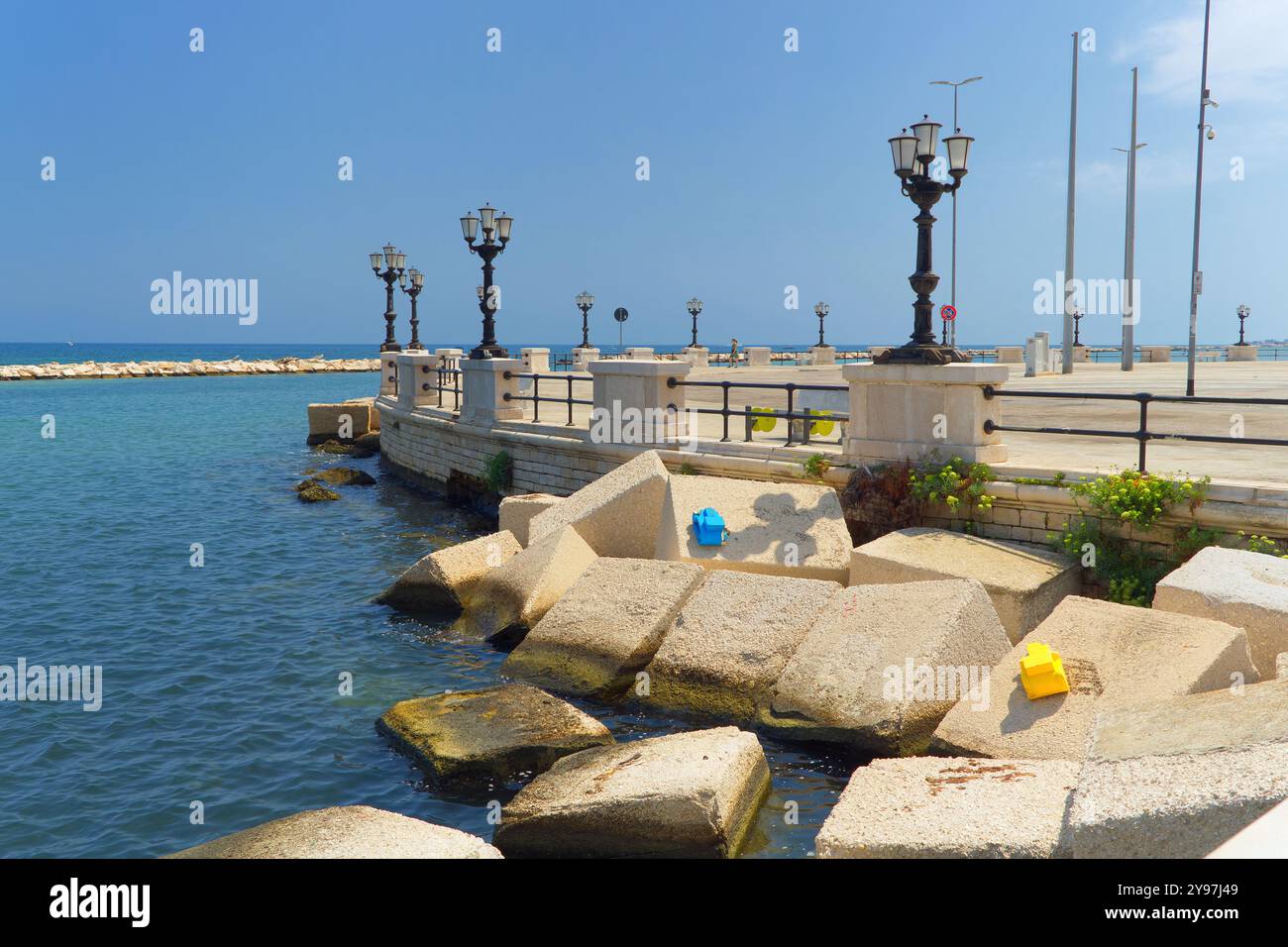 Bari Promenade Stockfoto