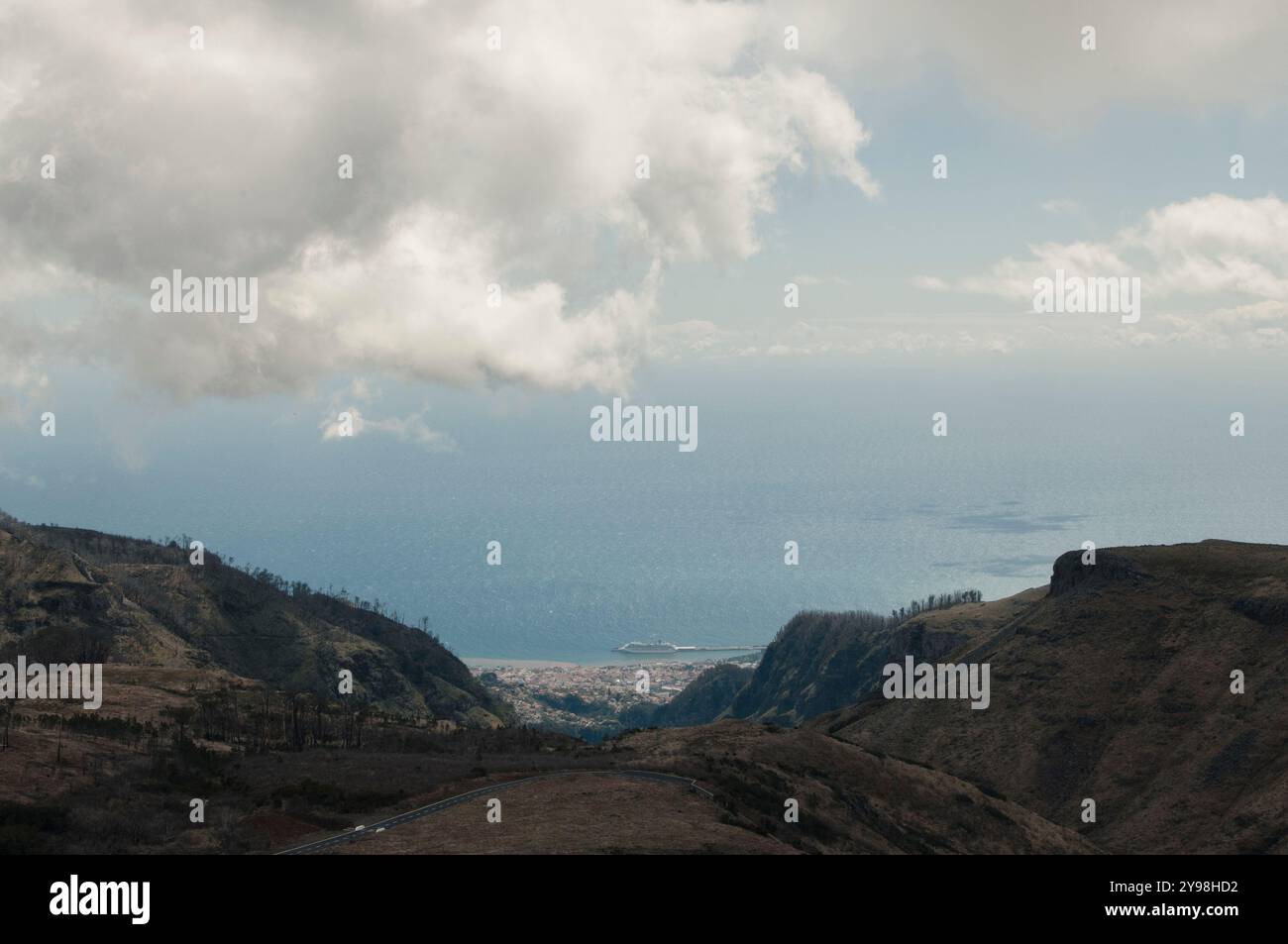 Panorama vom Gipfel des Pico Ruivo auf der Insel Madeira (Portugal) Stockfoto