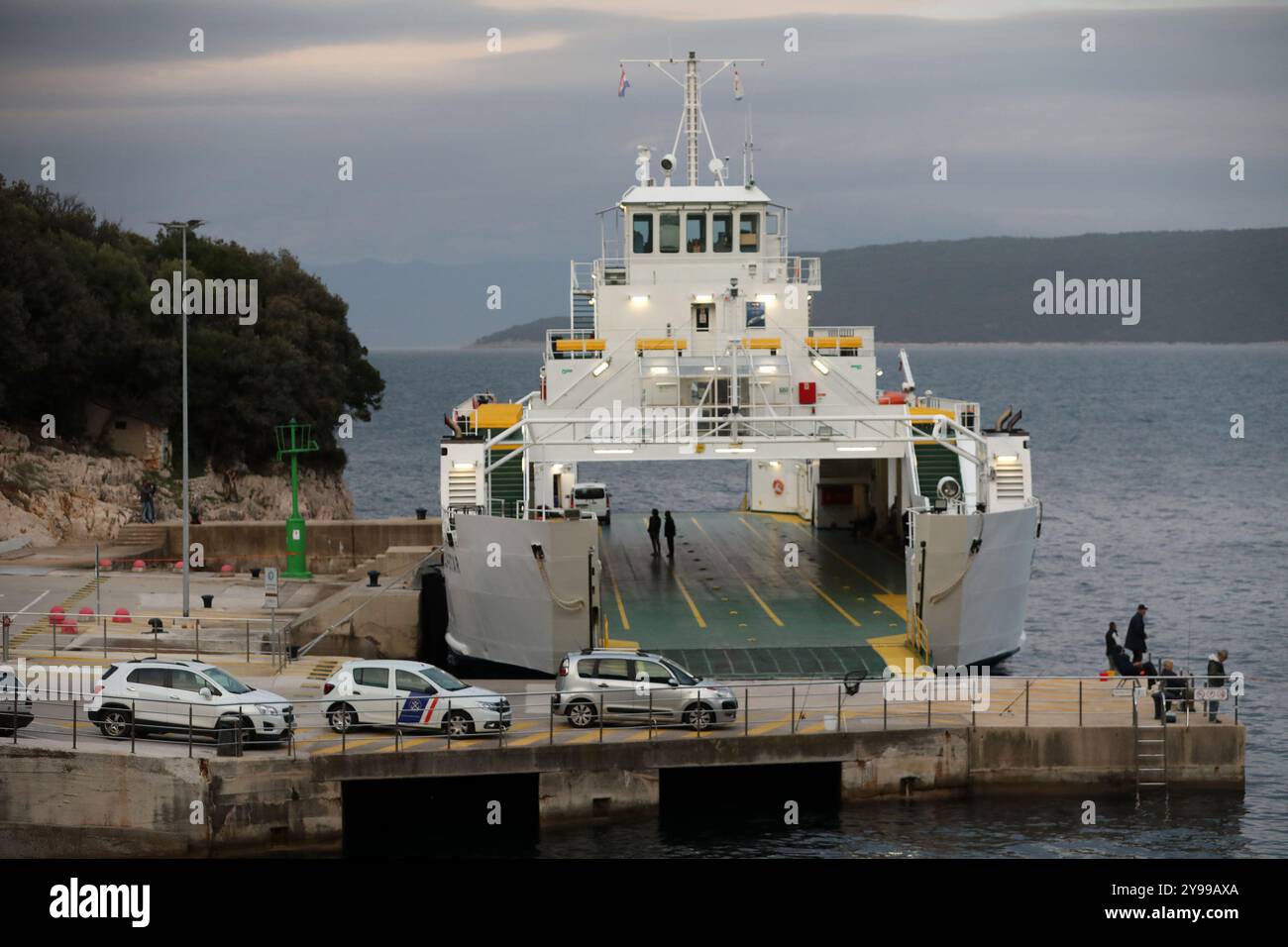 Rijeka, Kroatien. Oktober 2024. Mitglieder der Jadrolinija ...