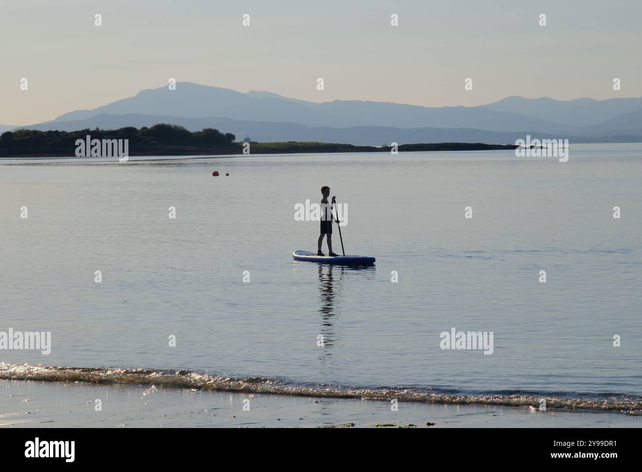 Gavavan Sands von Oban, Schottland Stockfoto