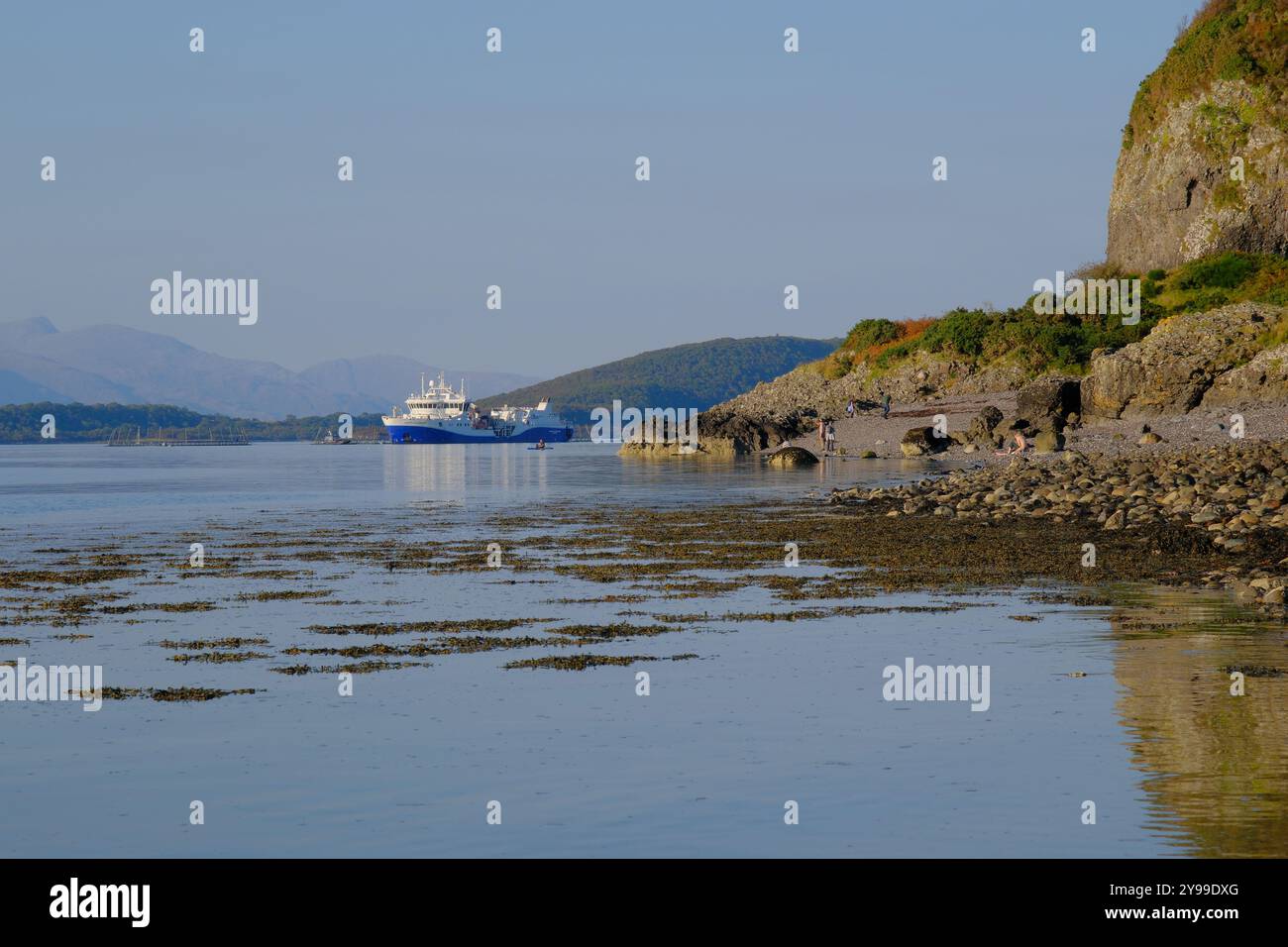 Gavavan Sands von Oban, Schottland Stockfoto