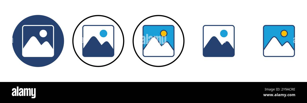 Bild Symbol Vektor. Fotogalerie Symbol Symbol Symbol Stock Vektor