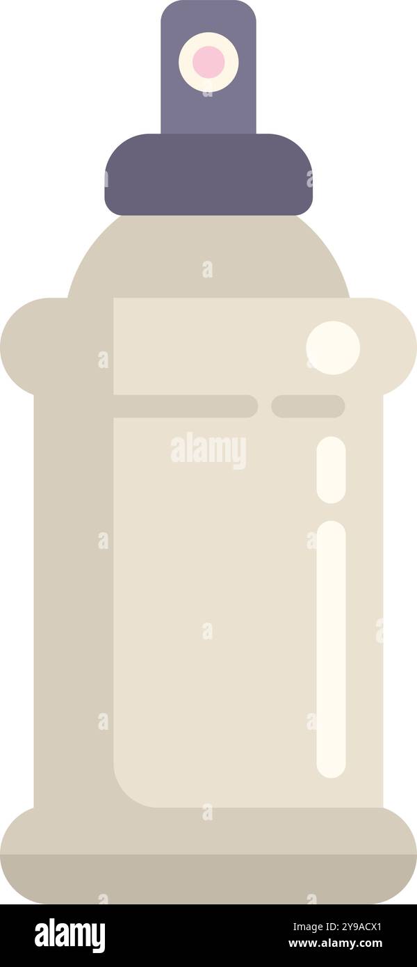 Sprühfarbe steht aufrecht und symbolisiert künstlerischen Ausdruck und urbane Kunstformen Stock Vektor