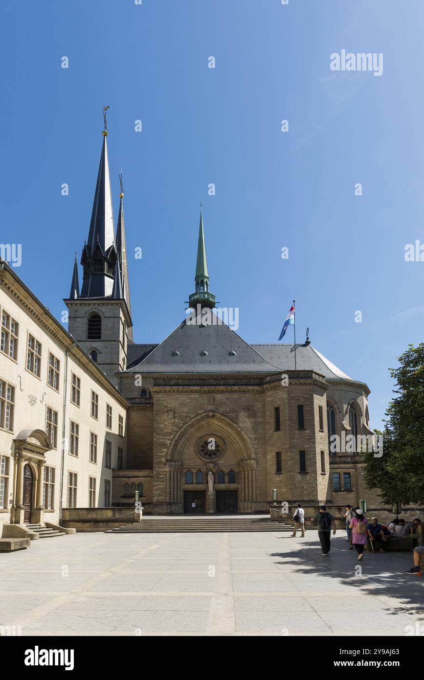 Kathedrale Notre-Dame de Luxembourg, Luxemburg-Stadt, Luxemburg, Luxemburg, Europa Stockfoto