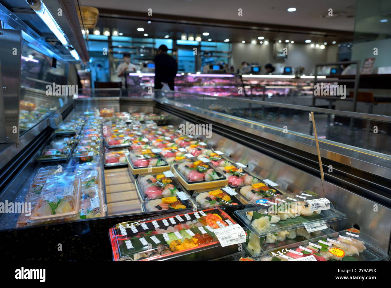 Der Isetan Flagship Store in Shinjuku bietet ein fantastisches Erlebnis mit luxuriösem Essen, Tokyo JP Stockfoto